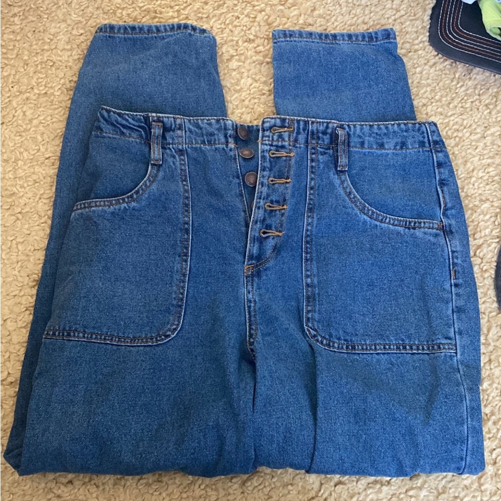 High rise mom jeans